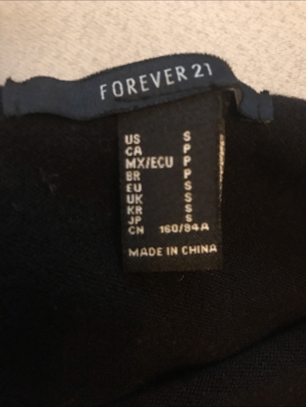 Forever 21 Black Knit Bodysuit with Silver Straps - Picture 7 of 7